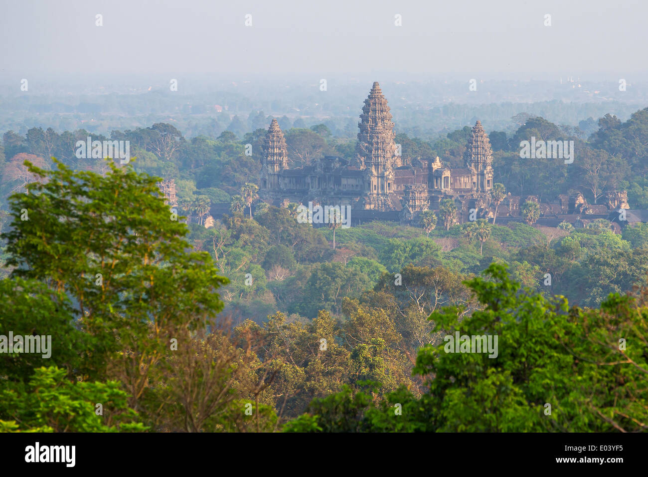 Tempel von Angkor Wat, Siem Reap, Kambodscha. Stockfoto