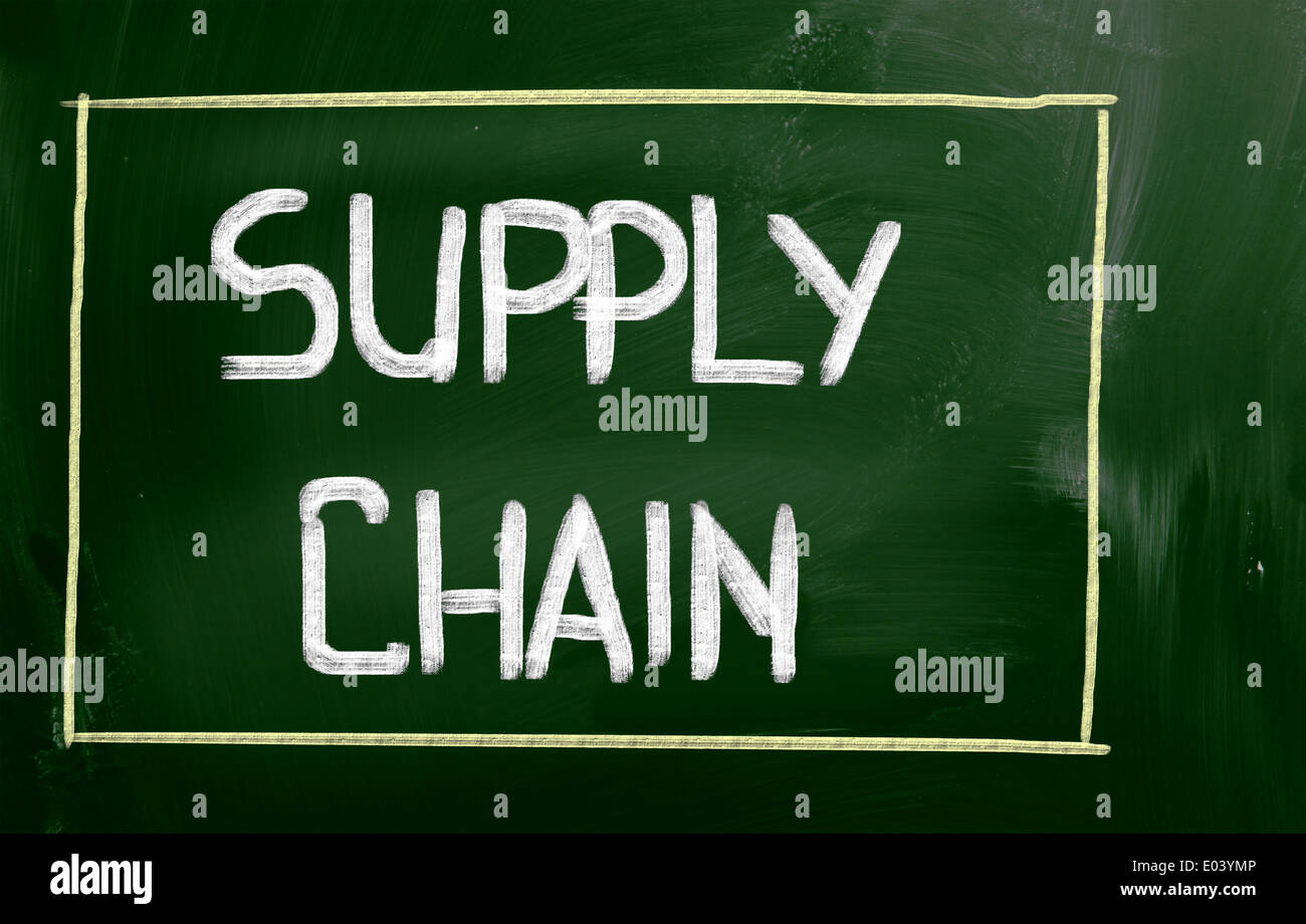 Supply-Chain-Konzept Stockfoto