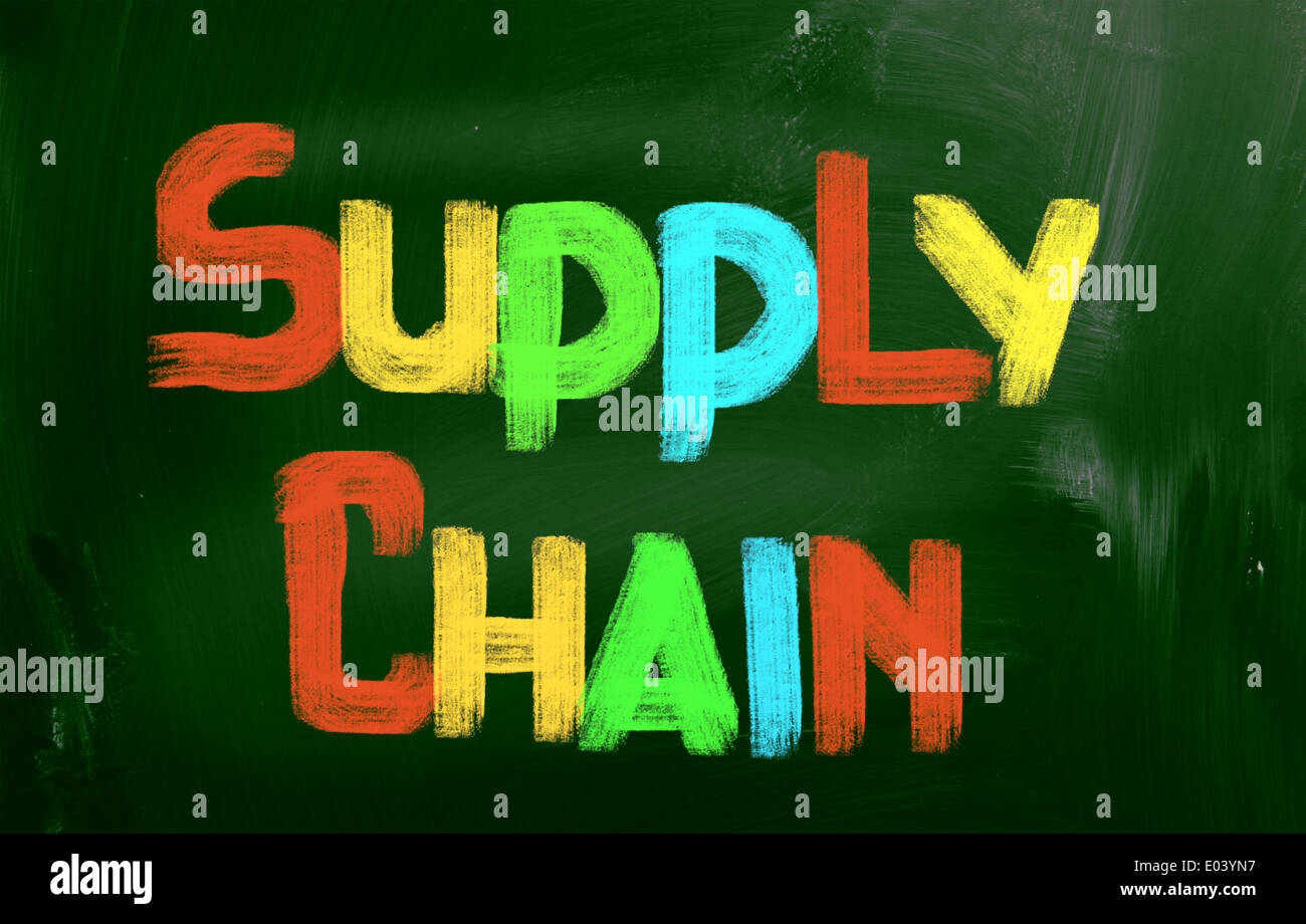 Supply-Chain-Konzept Stockfoto