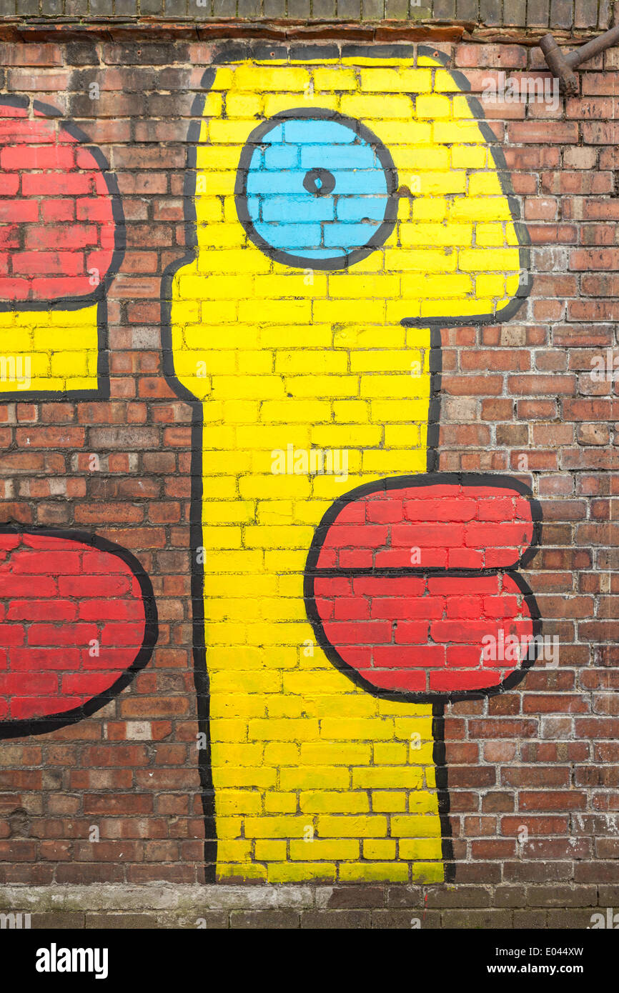 Street Art in Süd-London Stockfoto