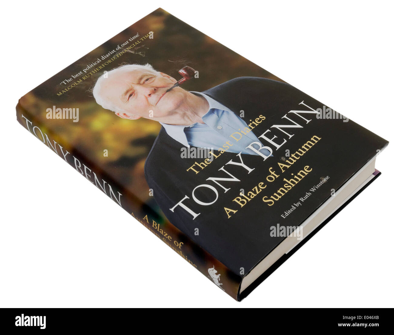 Ein Blaze of Herbst Sunshine von Tony Benn, den letzten Band seiner politischen Tagebücher Stockfoto
