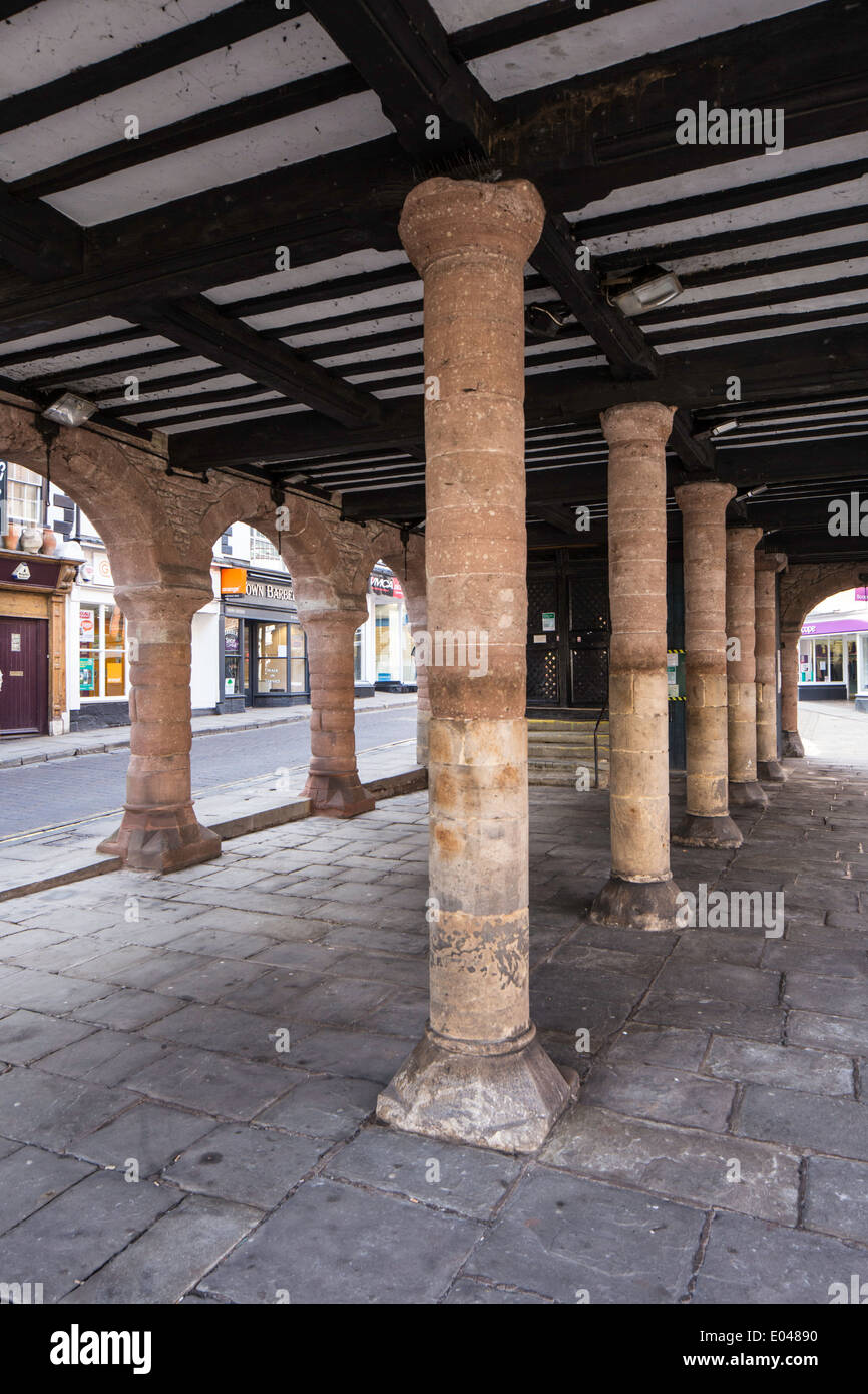 Haus im Marktplatz, Markt, Ross-on-Wye, Herefordshire, England, UK Stockfoto