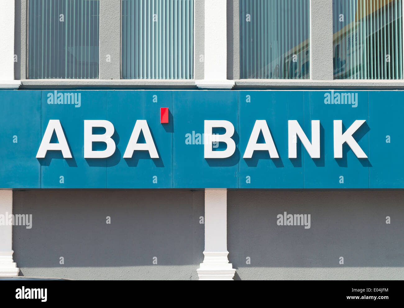 ABA-Bank Zeichen Stockfoto