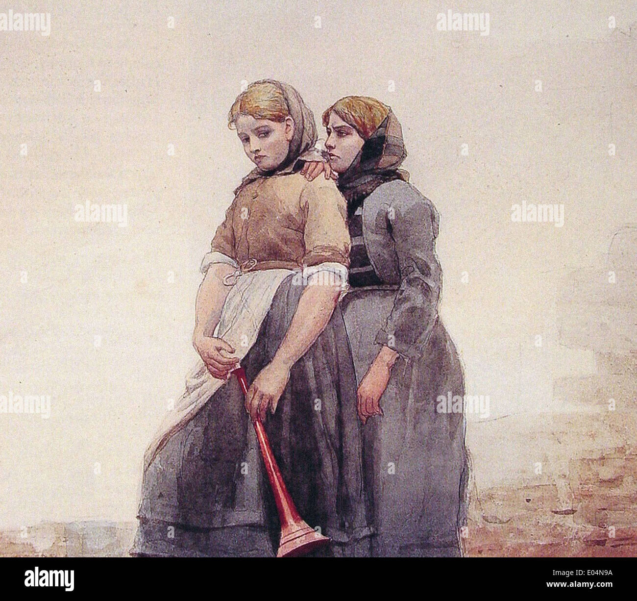 Winslow Homer das Nebelhorn Stockfoto