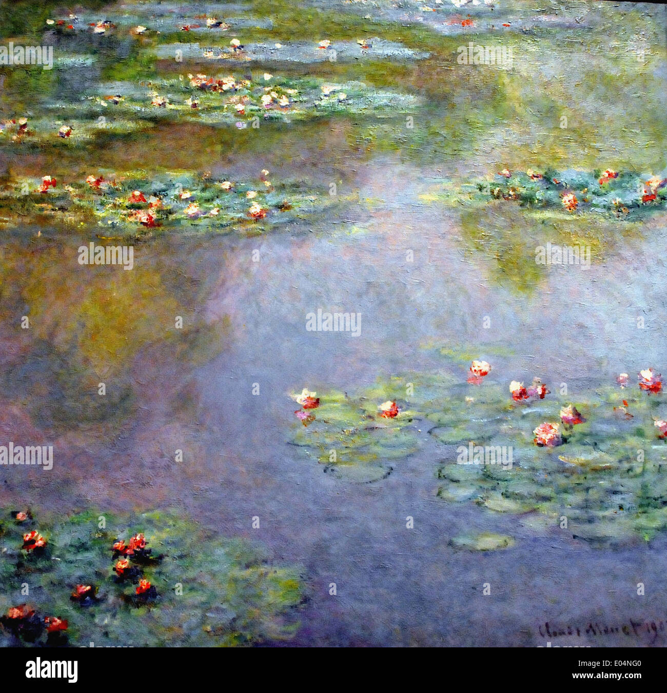 Claude Monet-Seerosen Stockfoto