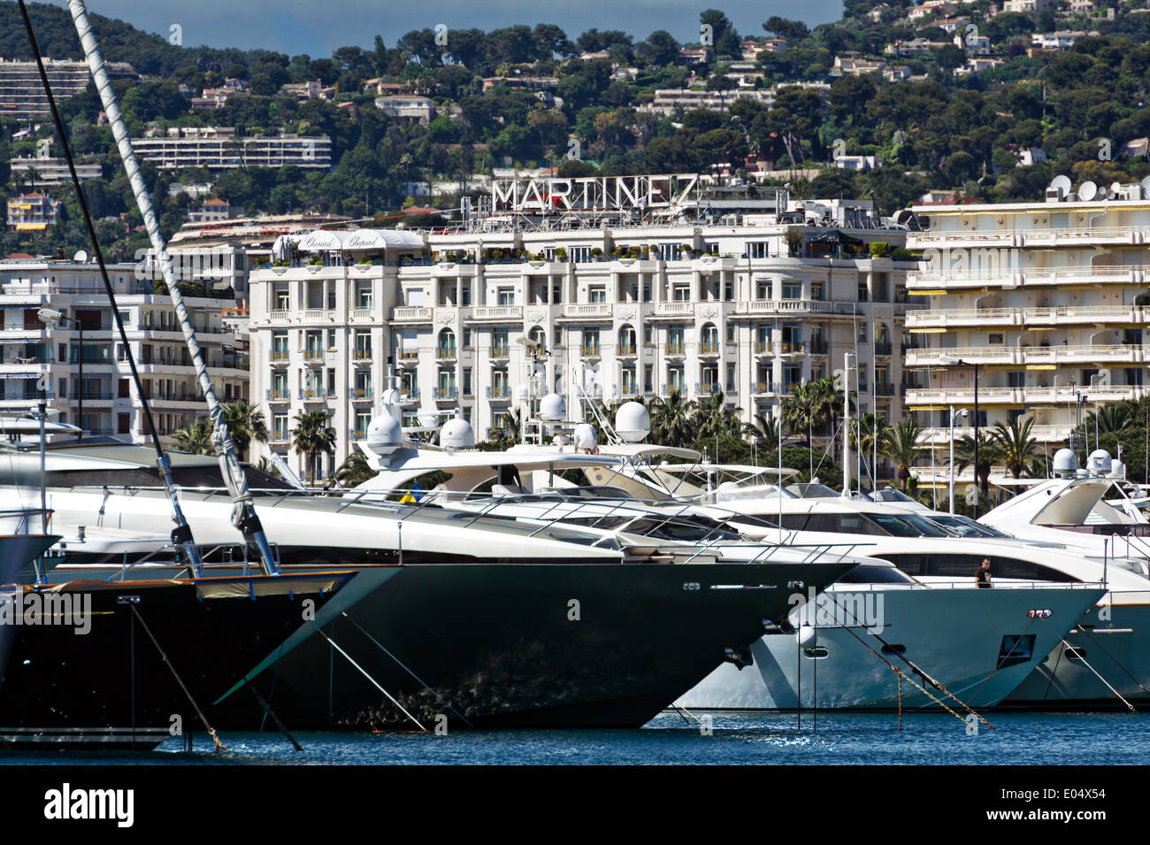 Europa, Frankreich, Alpes-Maritimes Cannes. Palace Hotel Martinez. Stockfoto