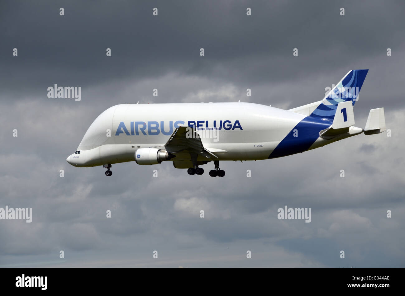 Airbus Beluga in Toulouse Stockfoto