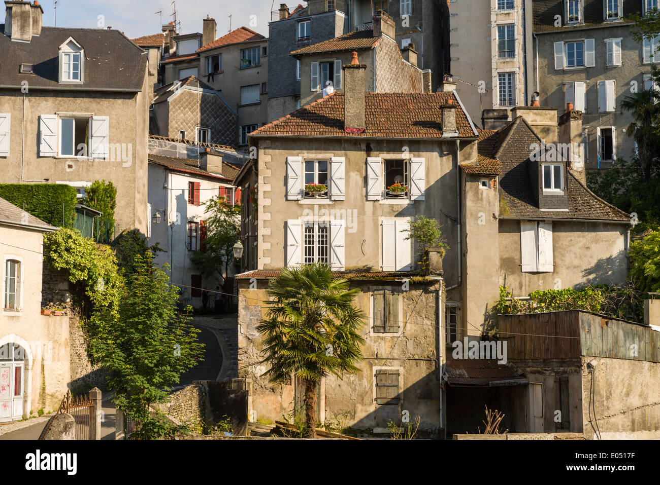 Quartier Hédas in Pau, Frankreich Stockfoto