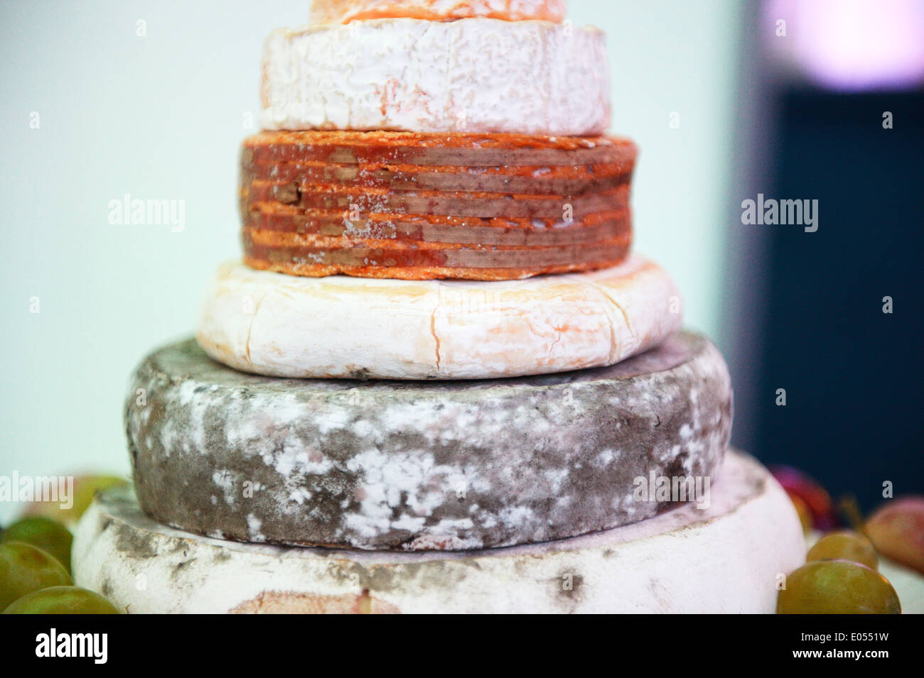 Stock Foto von Käse runden machen eine Käsekuchen Stockfoto