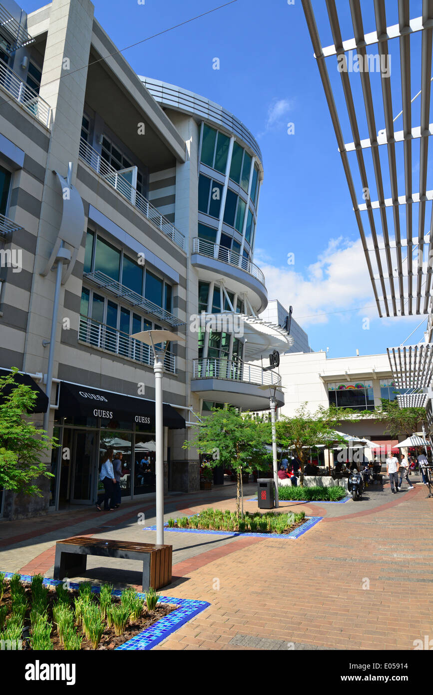 Die Zone @ Rosebank Einkaufszentrum, Rosebank, Johannesburg, Provinz Gauteng, Südafrika Stockfoto