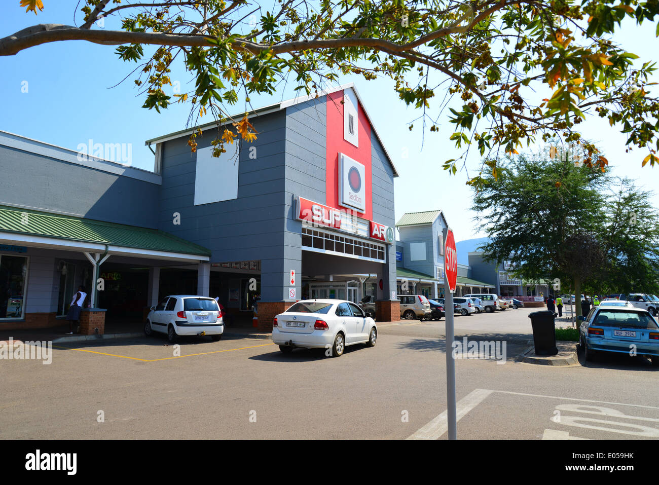 Sediba Einkaufszentrum, Hartbeespoort, North West Province, Südafrika Stockfoto