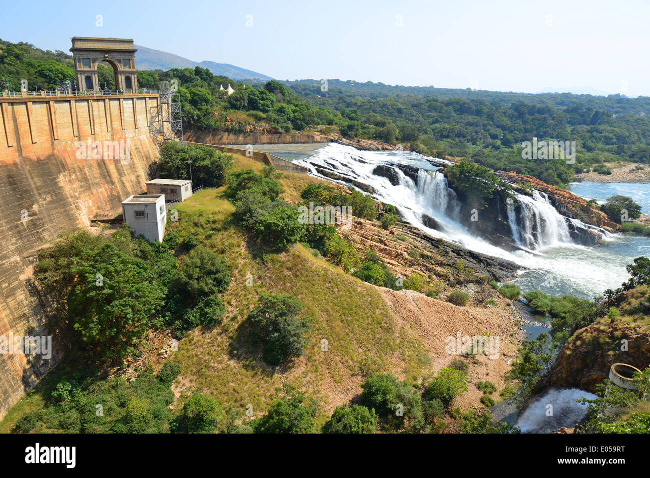 Hartbeespoort Dam, Hartbeespoort, North West Province, Südafrika Stockfoto