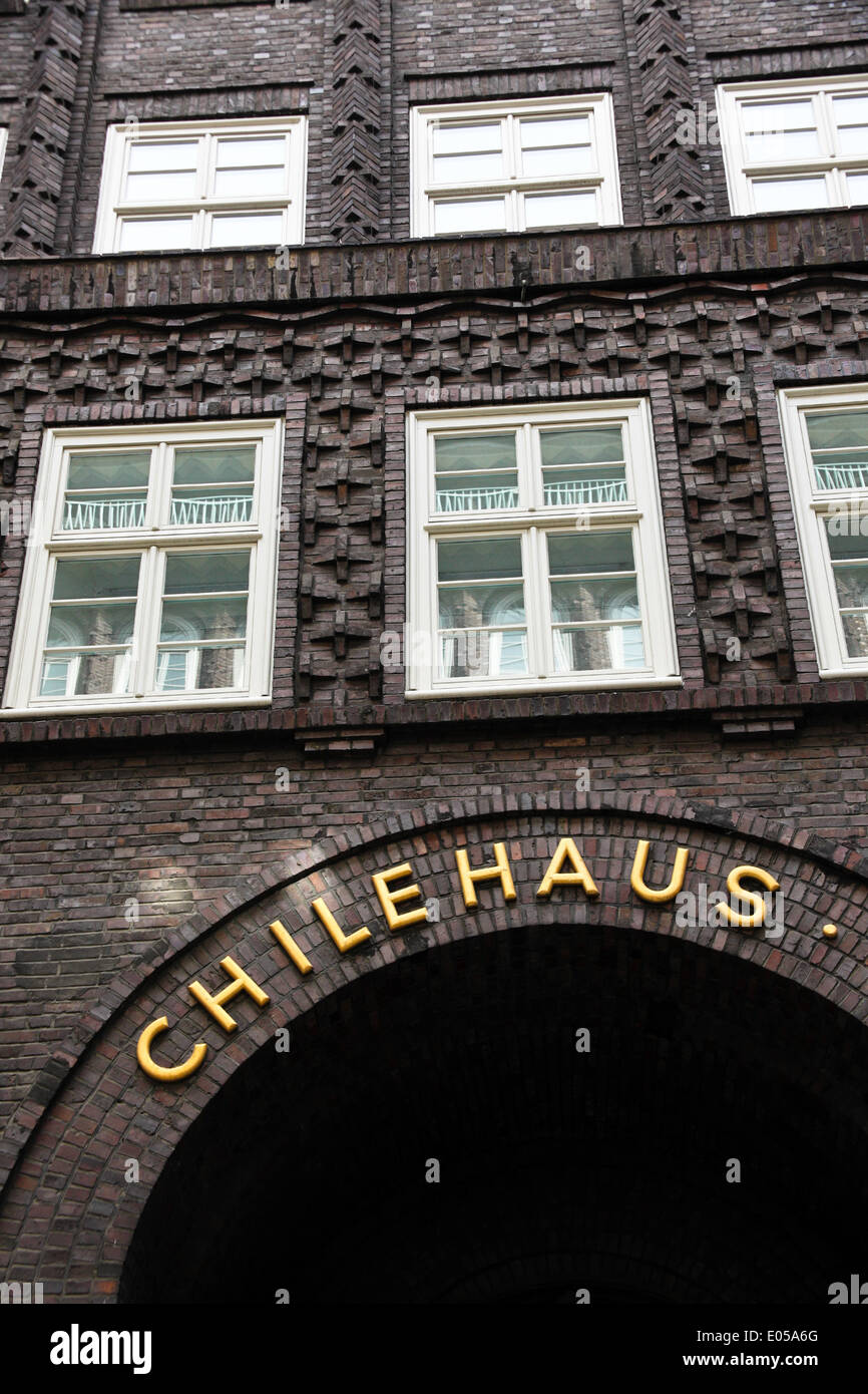 Anzeigen Architektur Chile Haus Deutschland Europa bauen Hamburg Haus Häuser Immobilien Immobilien Stadtzentrum Länder reisen t Stockfoto