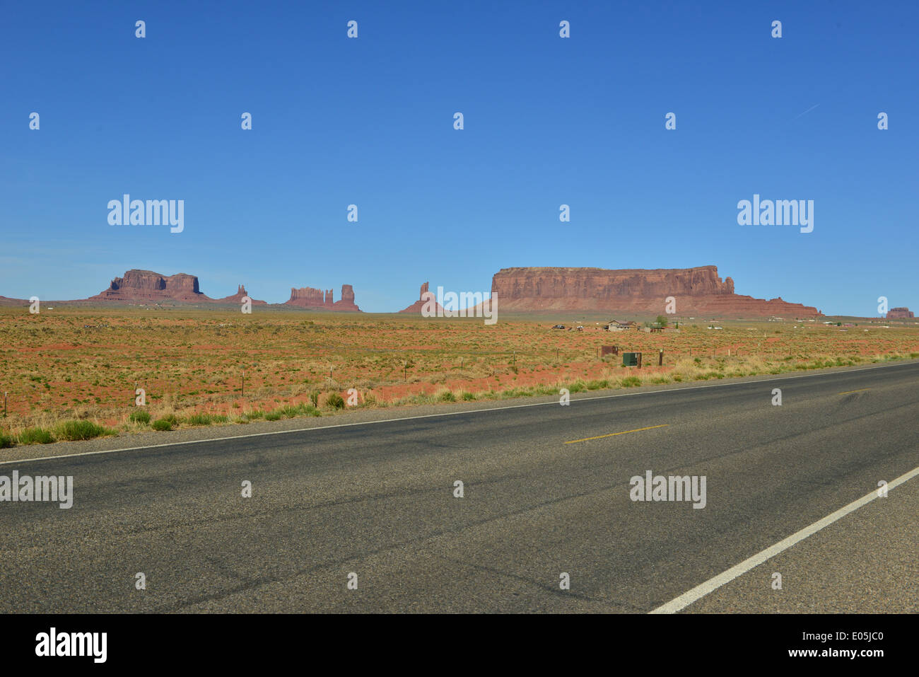Monument Valley in Utah / Arizona. Stockfoto