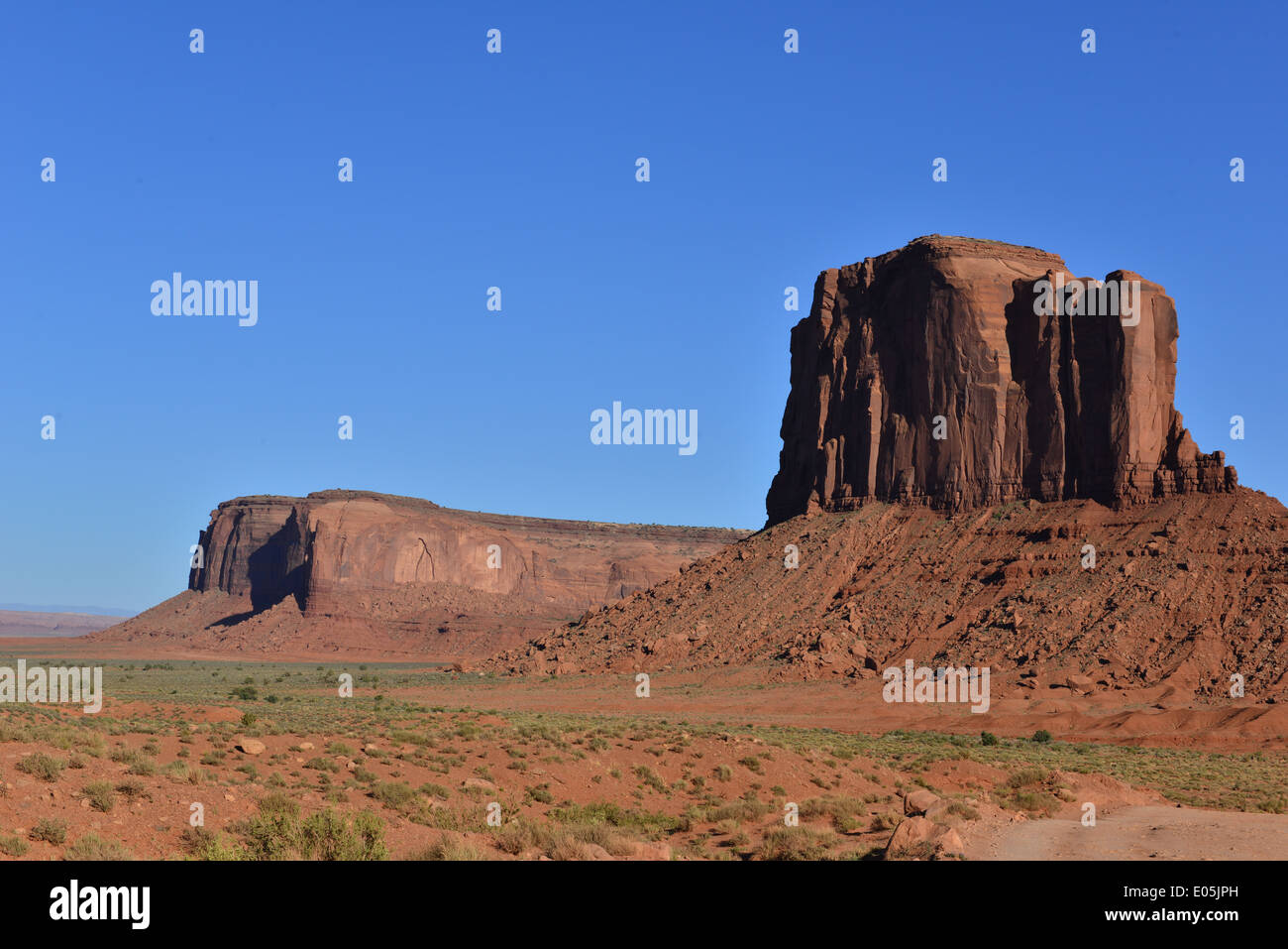 Monument Valley in Utah / Arizona. Stockfoto
