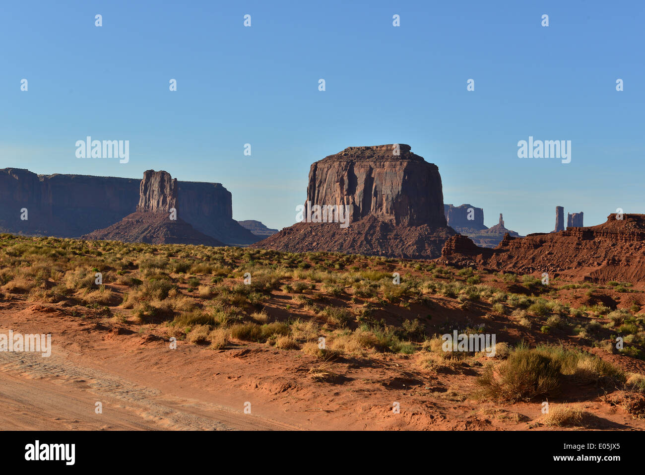 Monument Valley in Utah / Arizona. Stockfoto