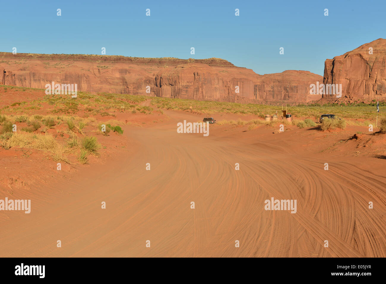 Monument Valley in Utah / Arizona. Stockfoto
