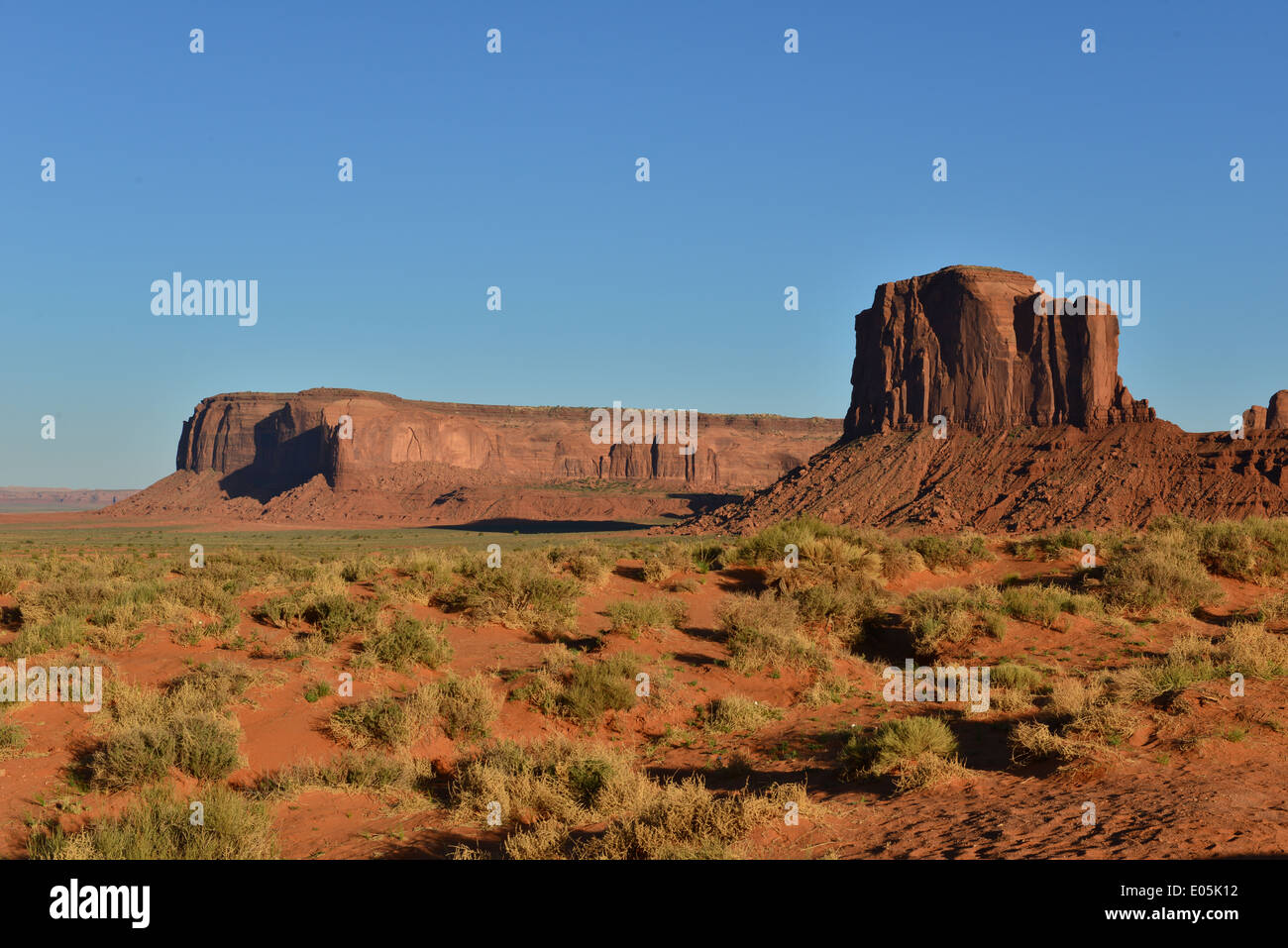 Monument Valley in Utah / Arizona. Stockfoto