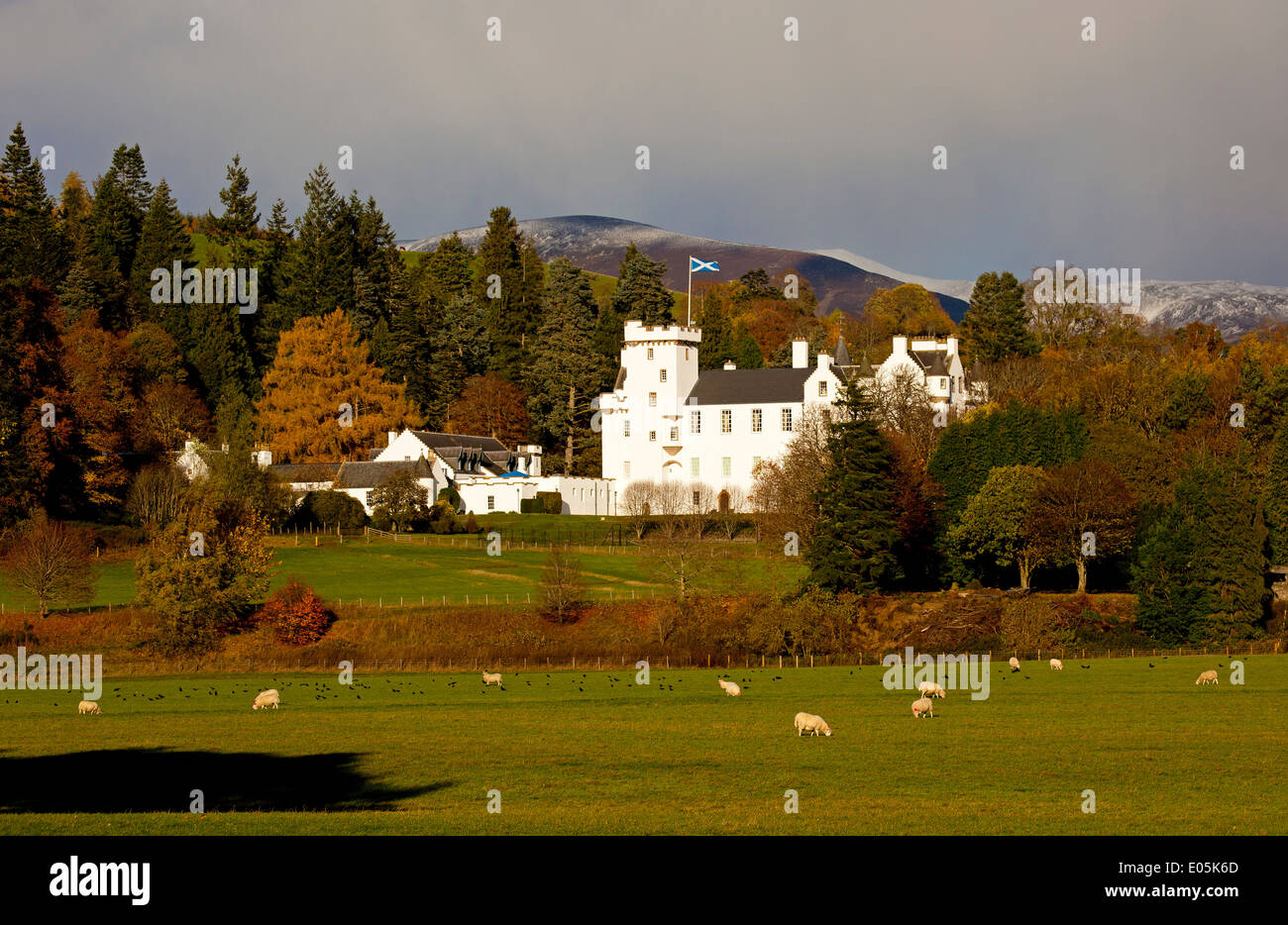 Blair Castle, Perthshire Schottland, Vereinigtes Königreich Stockfoto