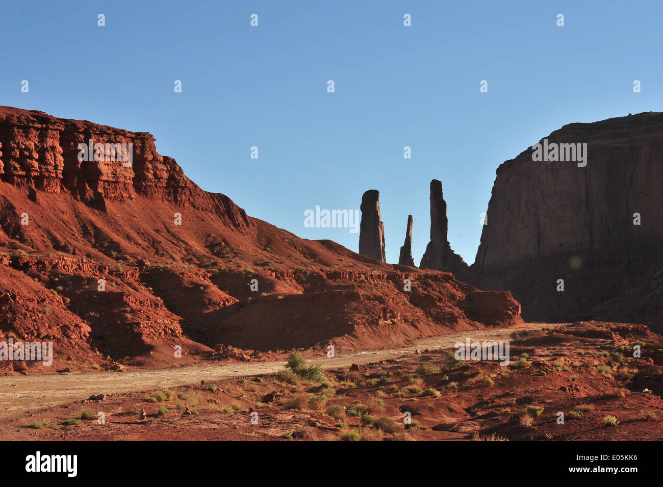 Monument Valley in Utah / Arizona. Stockfoto
