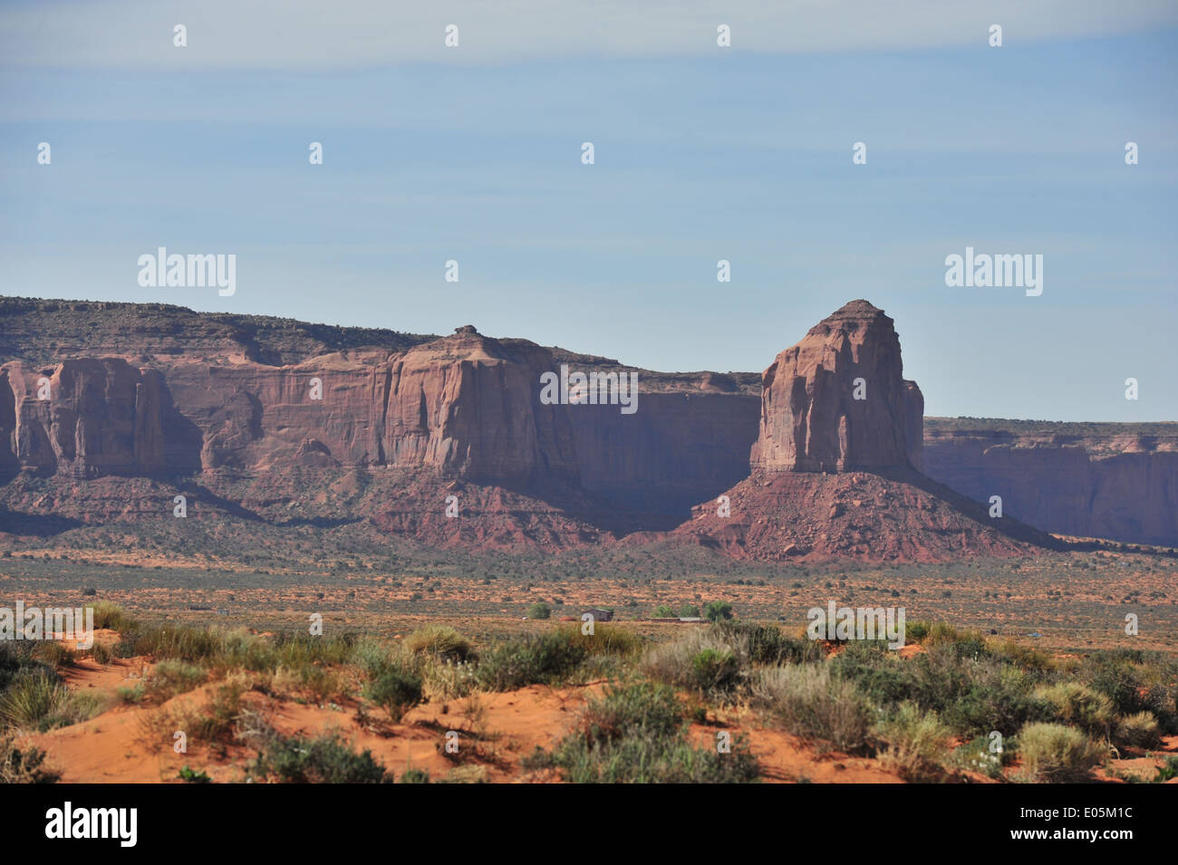 Monument Valley in Utah / Arizona. Stockfoto