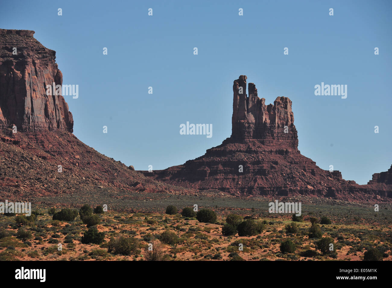 Monument Valley in Utah / Arizona. Stockfoto