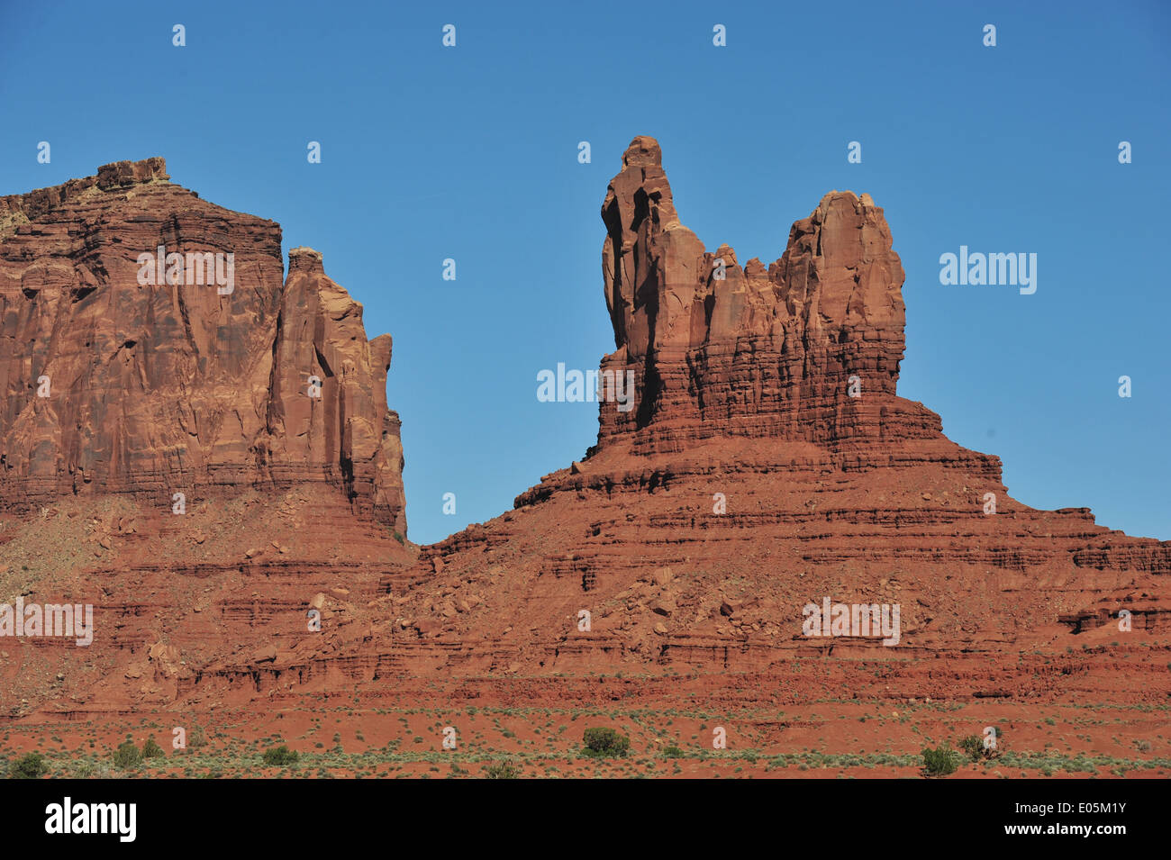 Monument Valley in Utah / Arizona. Stockfoto