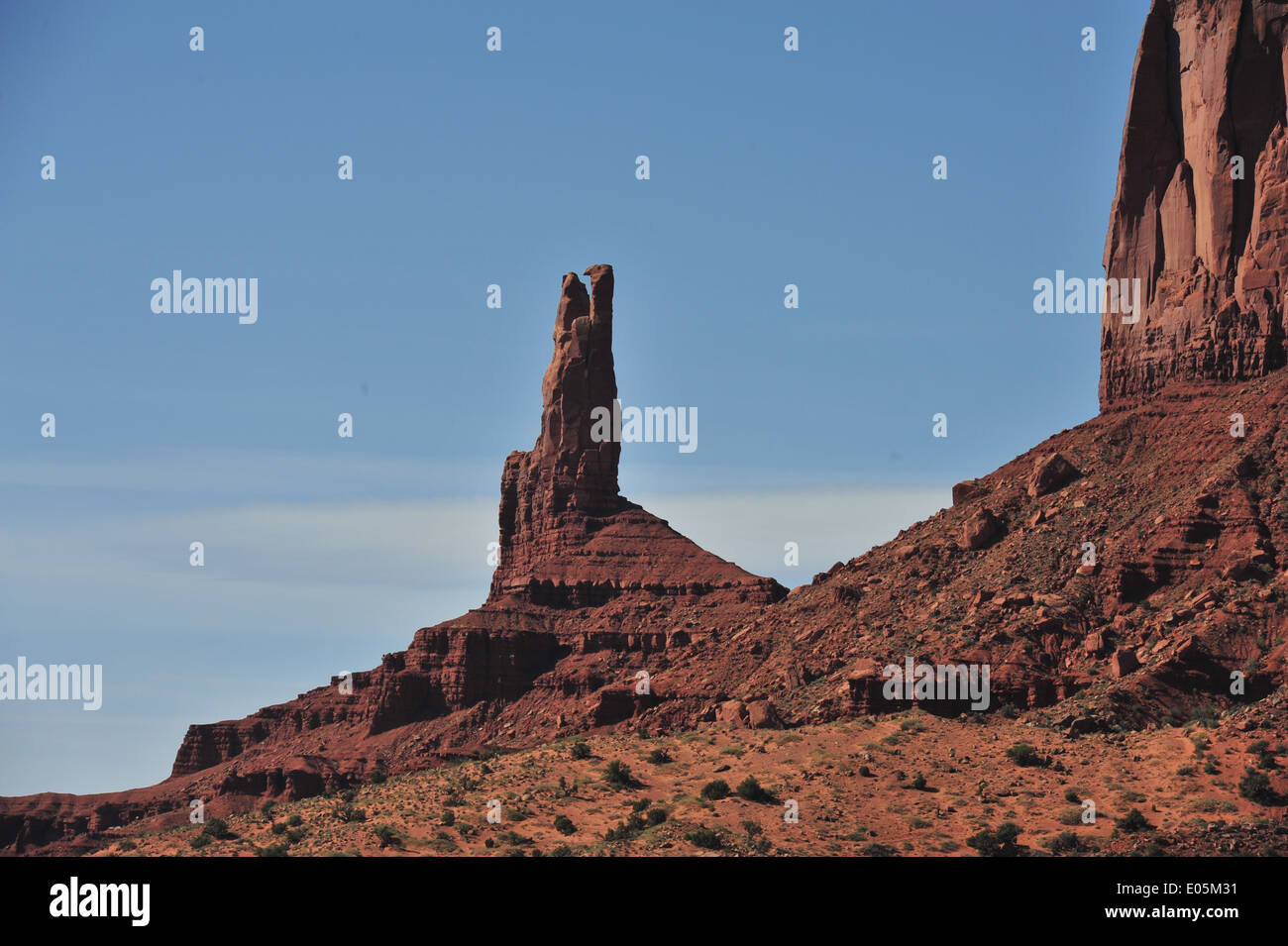 Monument Valley in Utah / Arizona. Stockfoto
