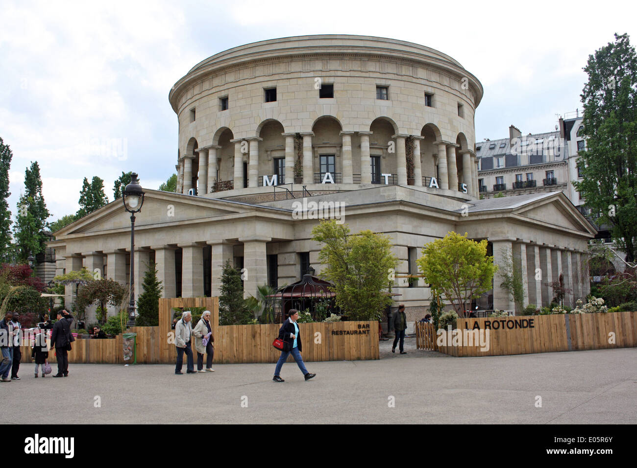 Paris, Rotonde De La Villette. Stockfoto