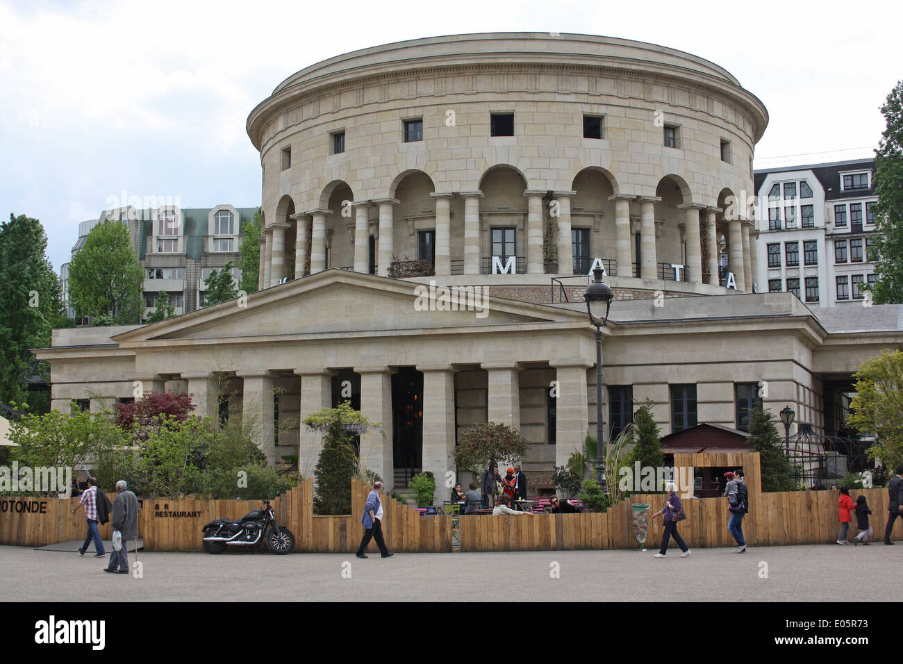 Paris, Rotonde De La Villette. Stockfoto