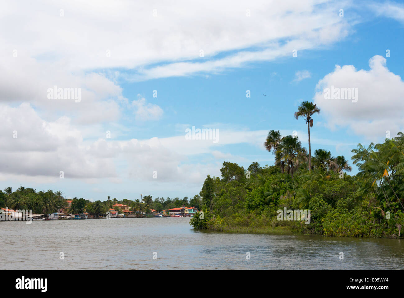 Preguicas River, Lagunen, Bundesstaat Maranhao, Brasilien Stockfoto