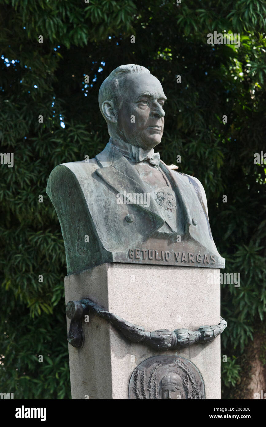 Statue von Getulio Vargas, Belem, Bundesstaat Para, Brasilien Stockfoto