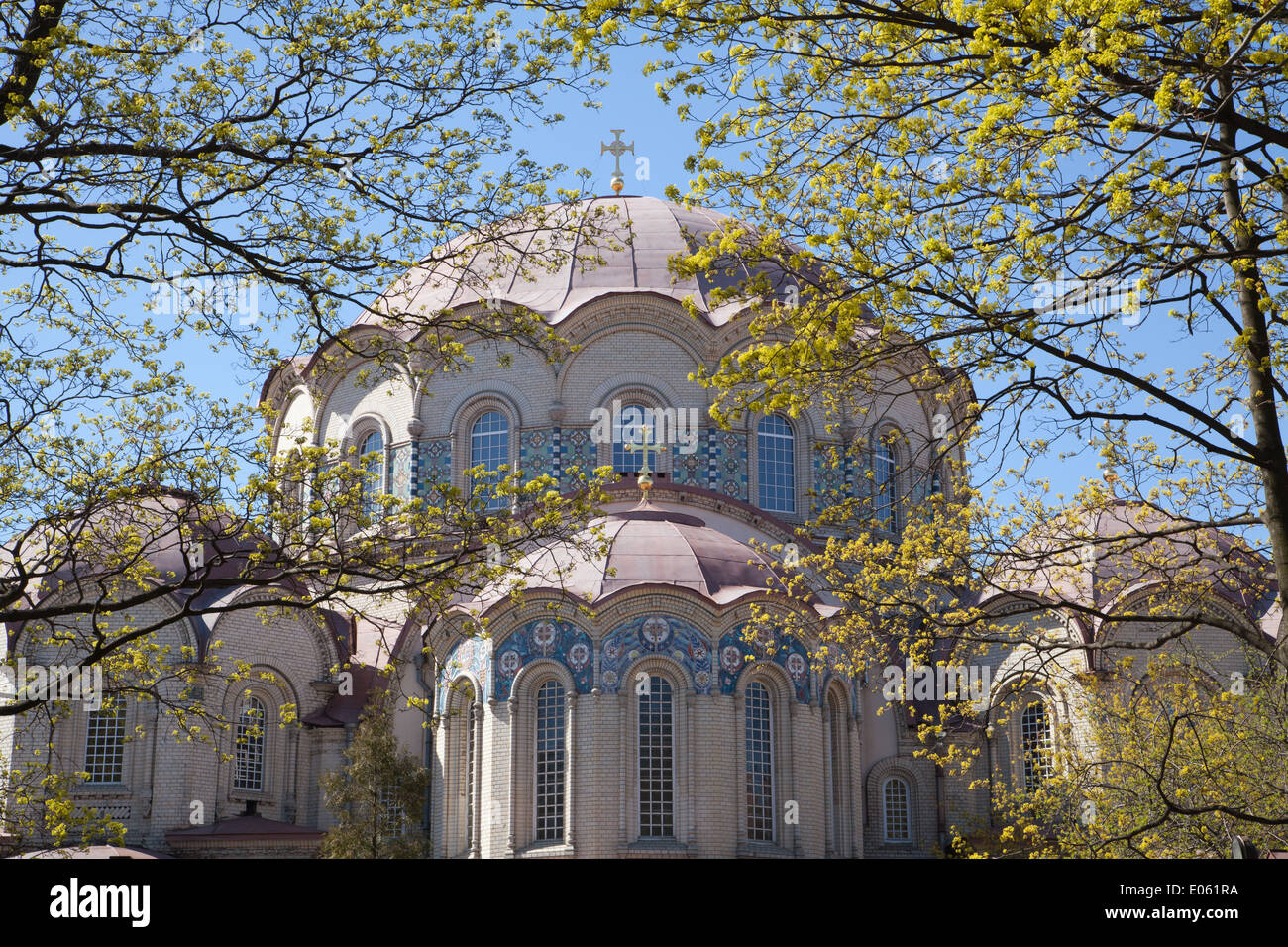 Nowodewitschi-Friedhof, St. Petersburg, Russland. Stockfoto