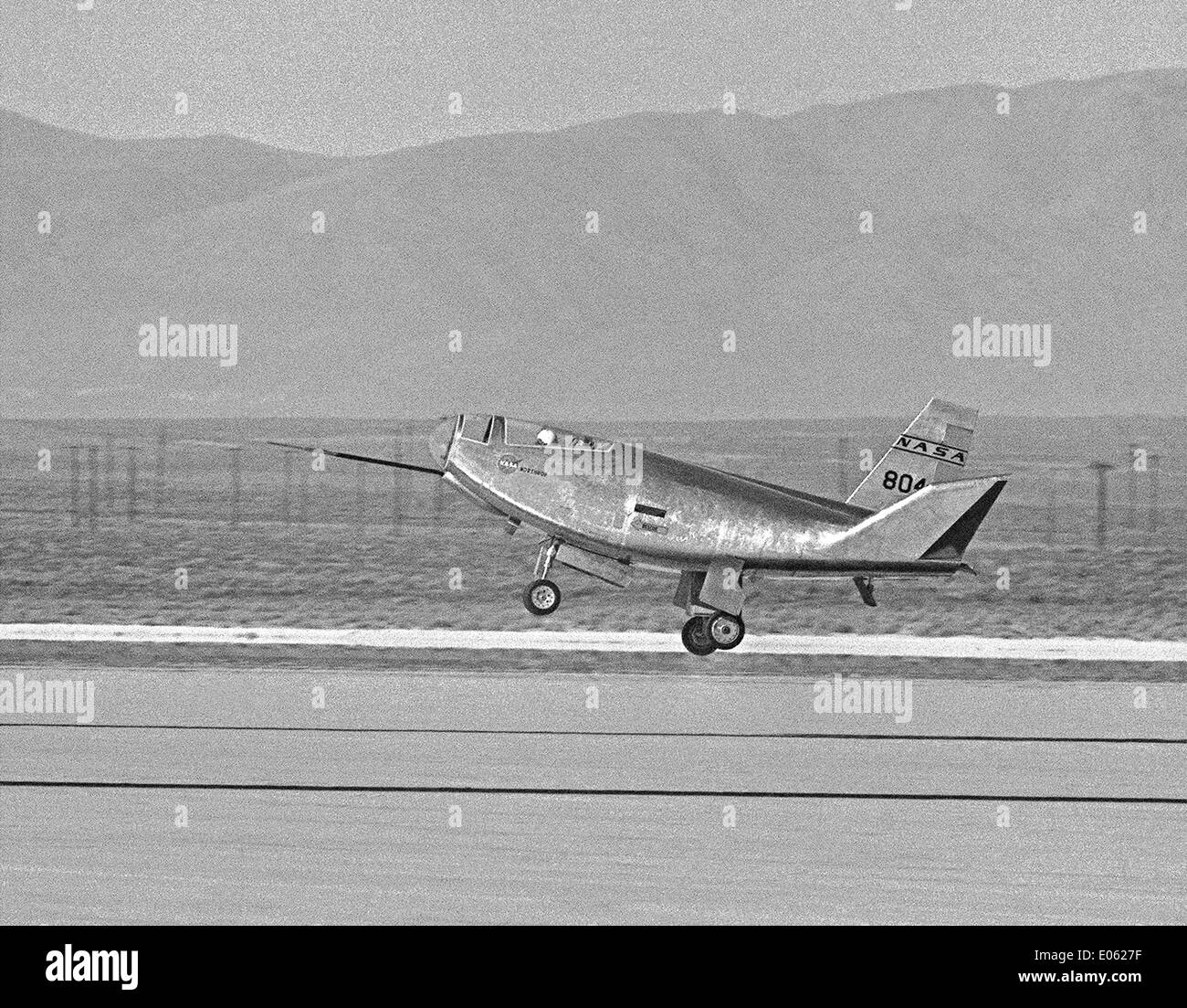 HL-10 erste Flug Landung Stockfoto