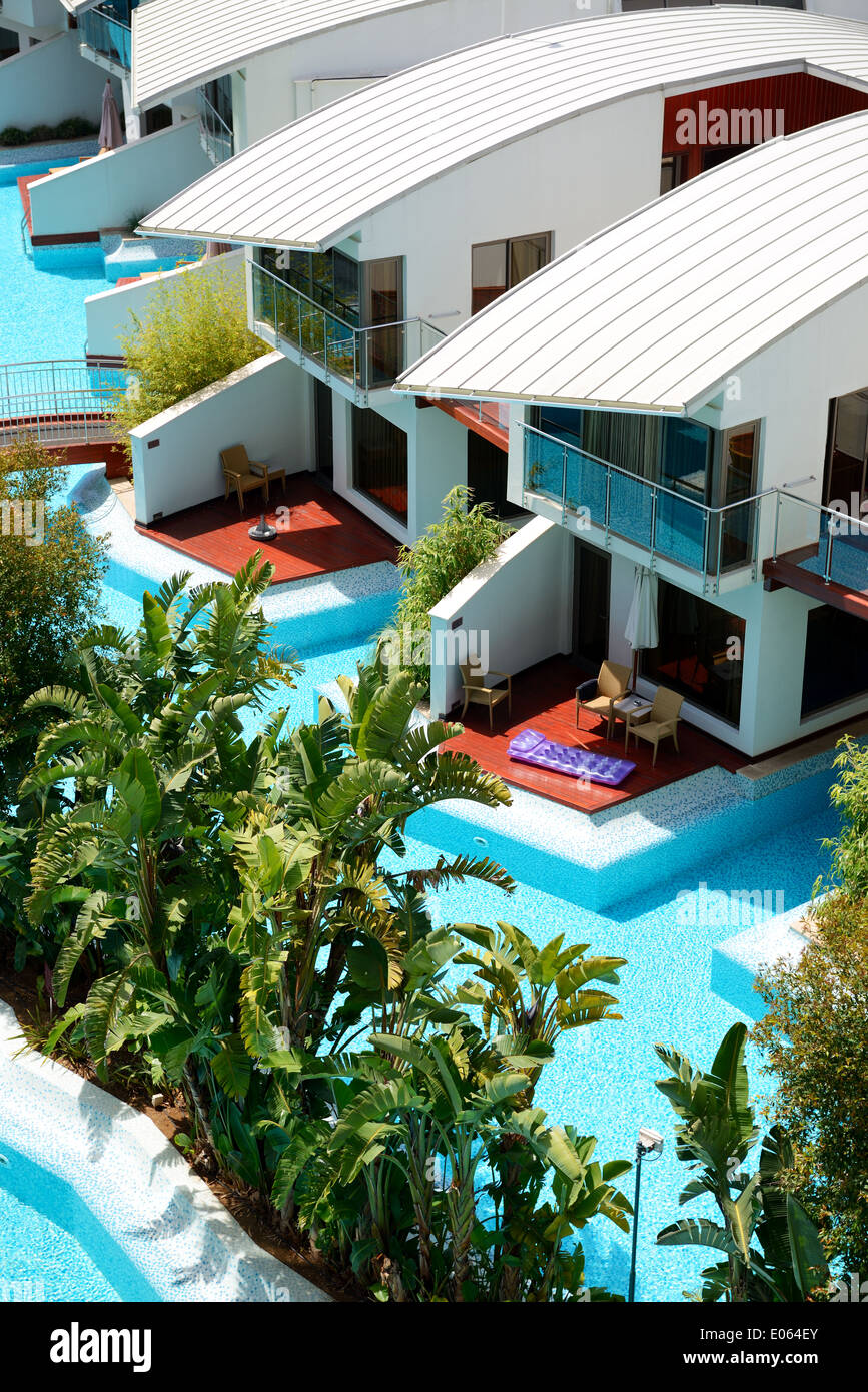 Moderne Villen Mit Pool In Luxus Hotel Antalya Turkei Stockfotografie Alamy