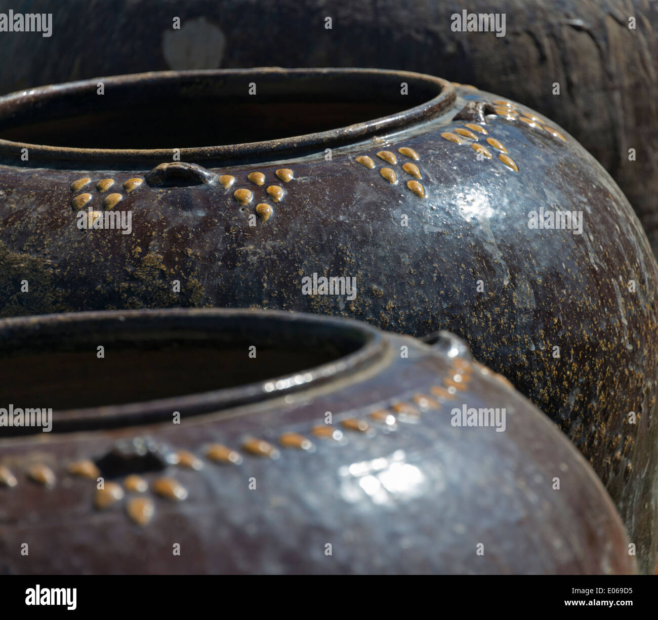 Wasserkrüge, Bagan, Myanmar Stockfoto