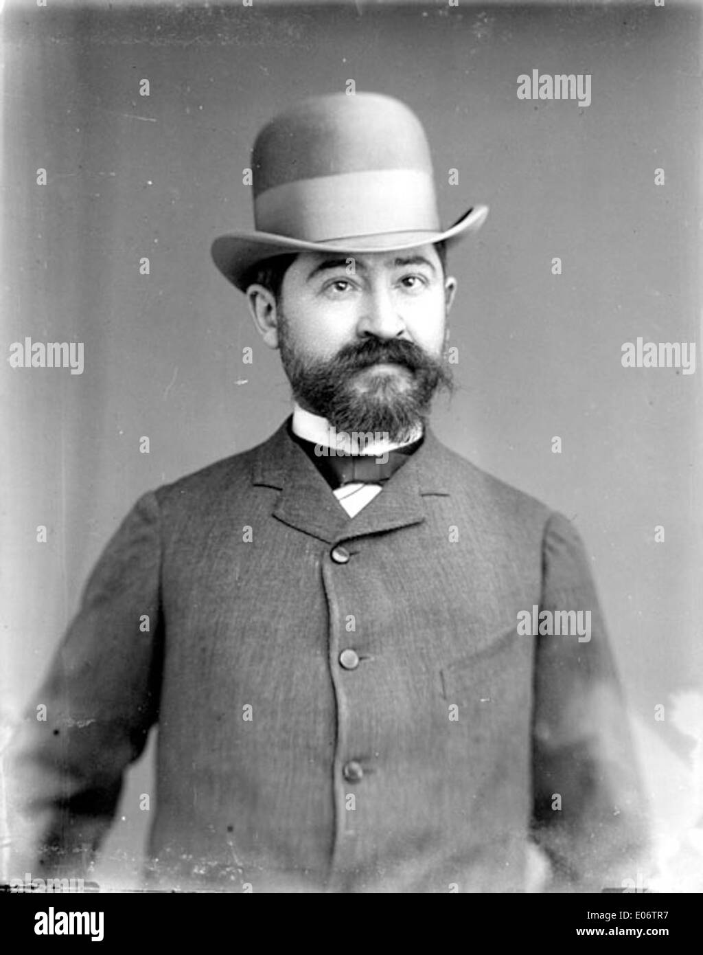 Monsieur Goulard Avec Chapeau, Atelier du Poids de l'huile Stockfoto