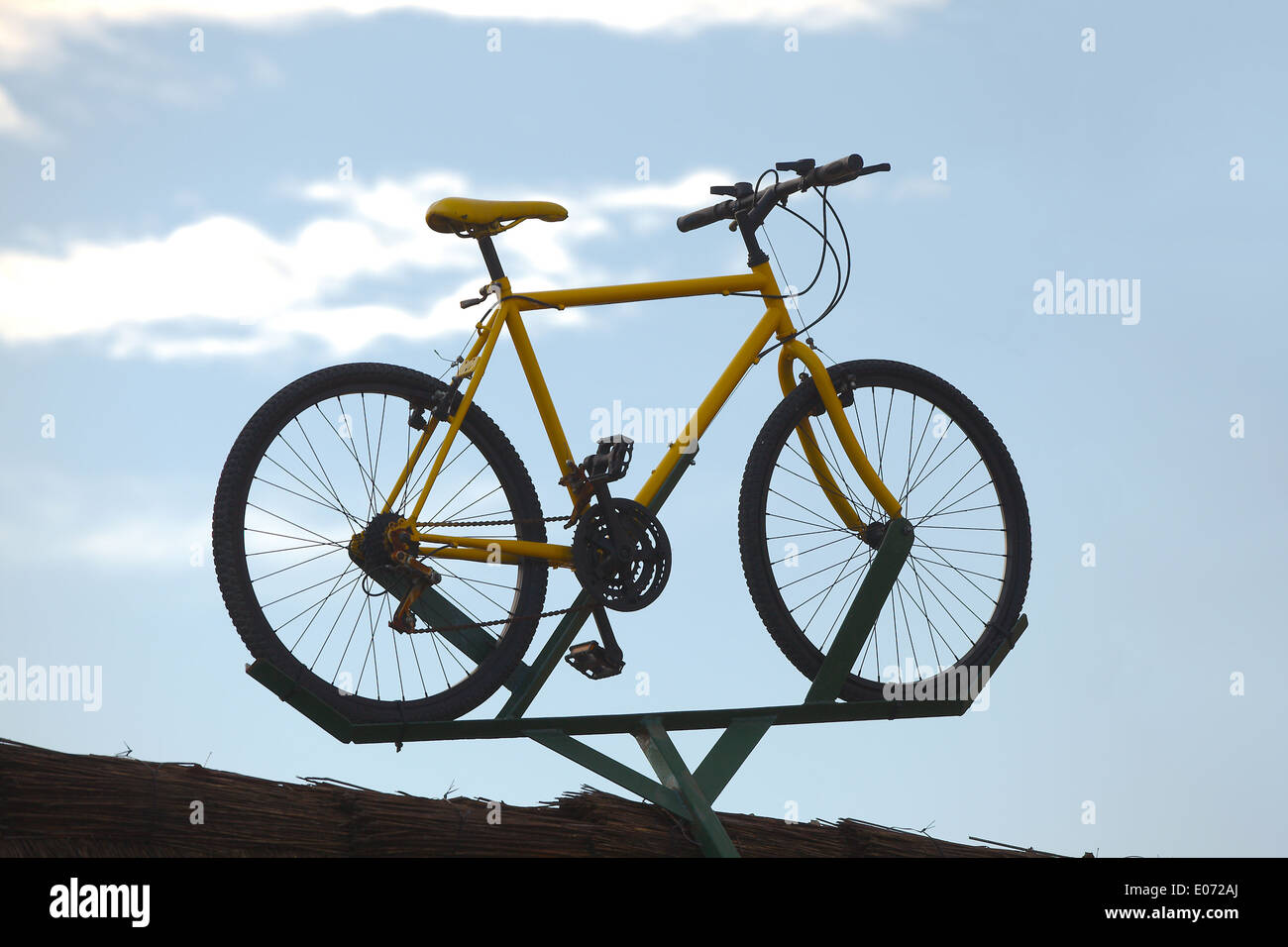 Fahrrad-Anzeige Stockfoto