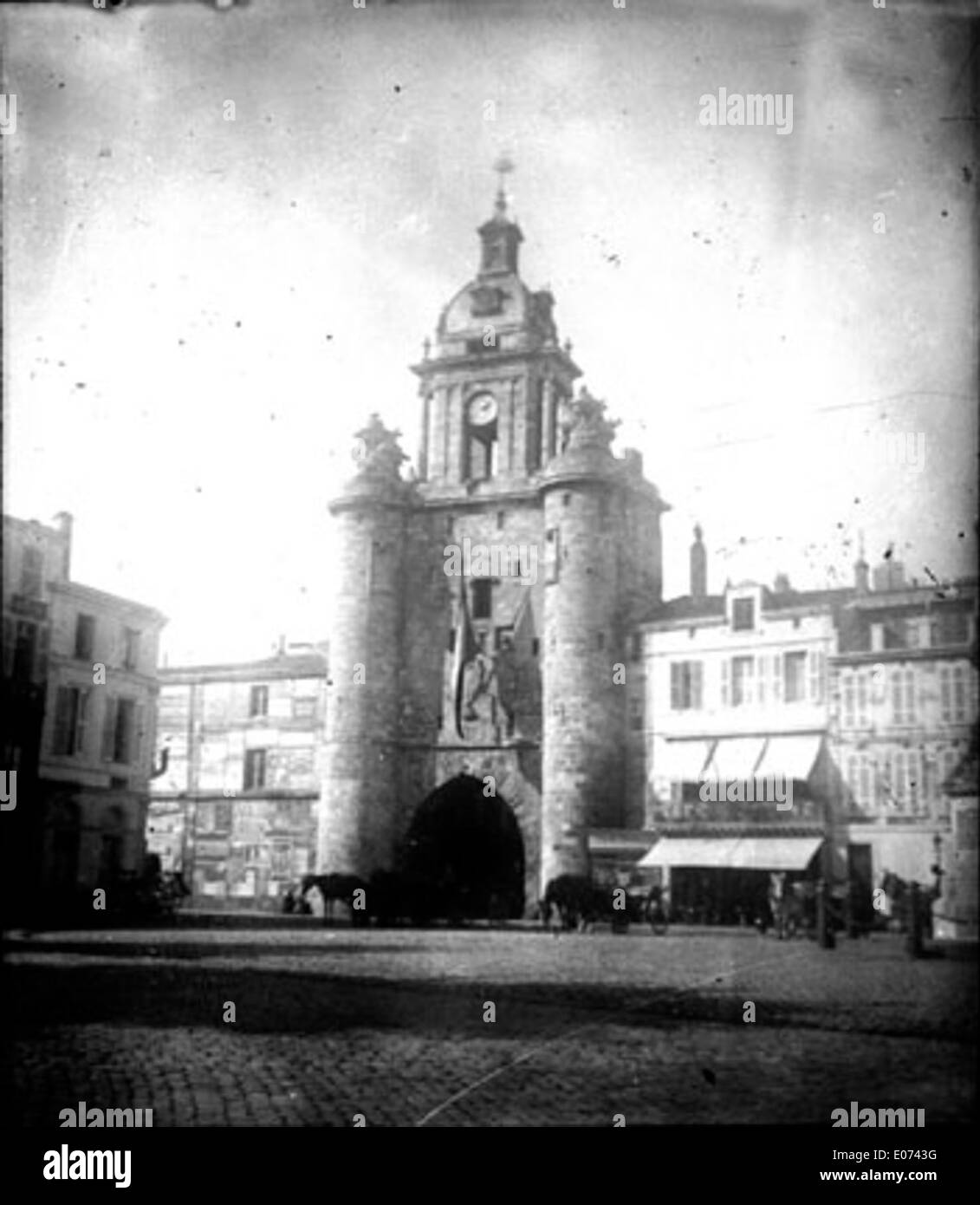 Porte De La Tour De La Grande Horloge, La Rochelle, 23 September 1907 Stockfoto