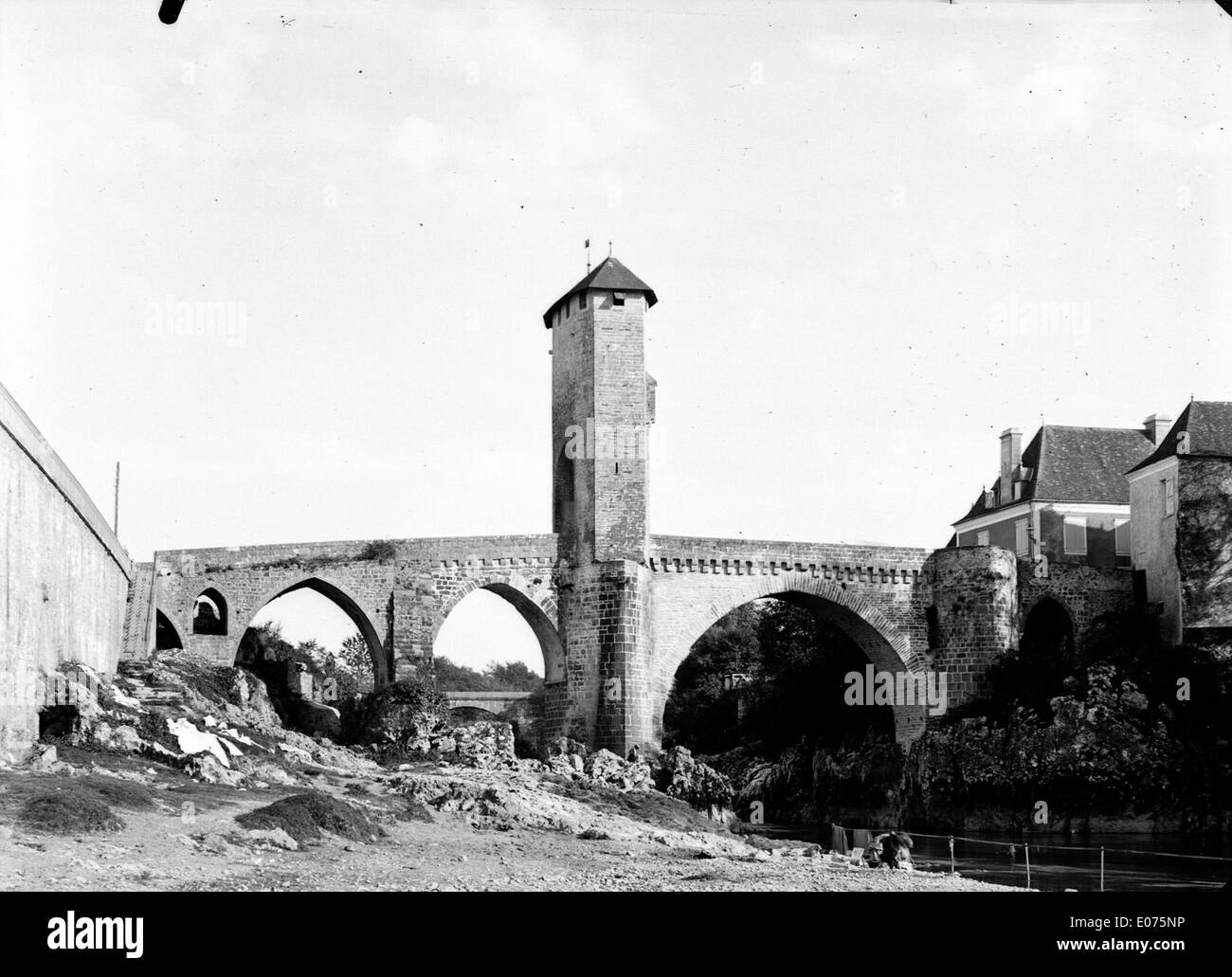 Pont Portique, Orthez Stockfoto