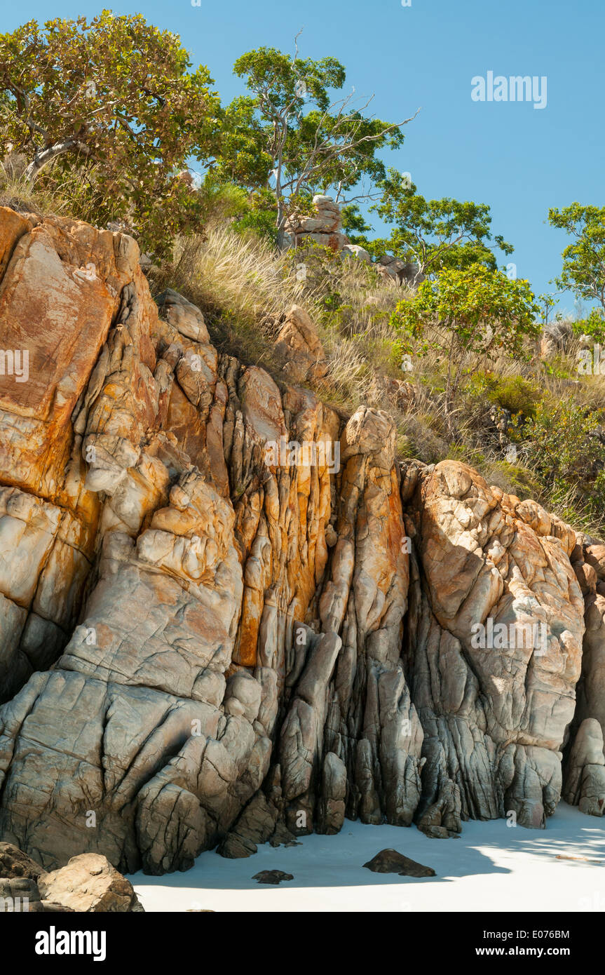 Klippen auf versteckte Insel, Kimberley, Western Australia, Australien Stockfoto