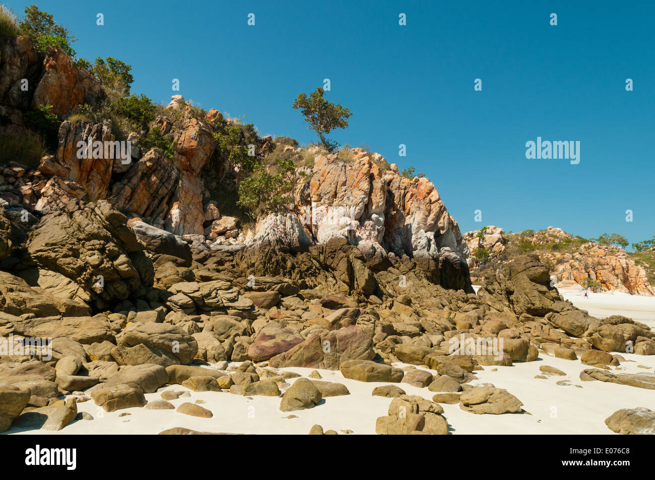 Klippen auf versteckte Insel, Kimberley, Western Australia, Australien Stockfoto