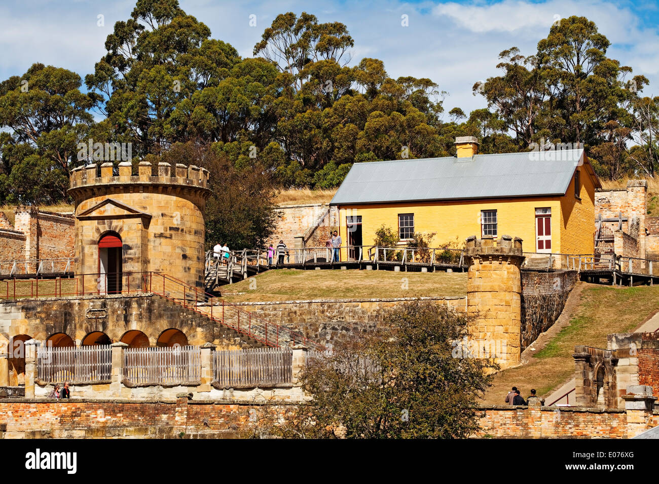 Port Arthur Australia / die ehemalige Haftanstalt Port Arthur in Tasmanien, Australien. Stockfoto