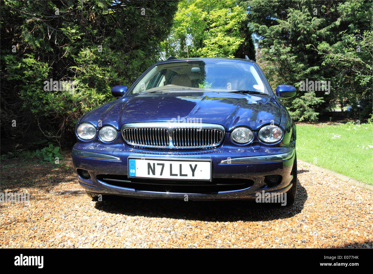 Jaguar X-Type 2,0D SE Estate (2005), Surrey, England, Großbritannien, Vereinigtes Königreich, Großbritannien, Europa Stockfoto