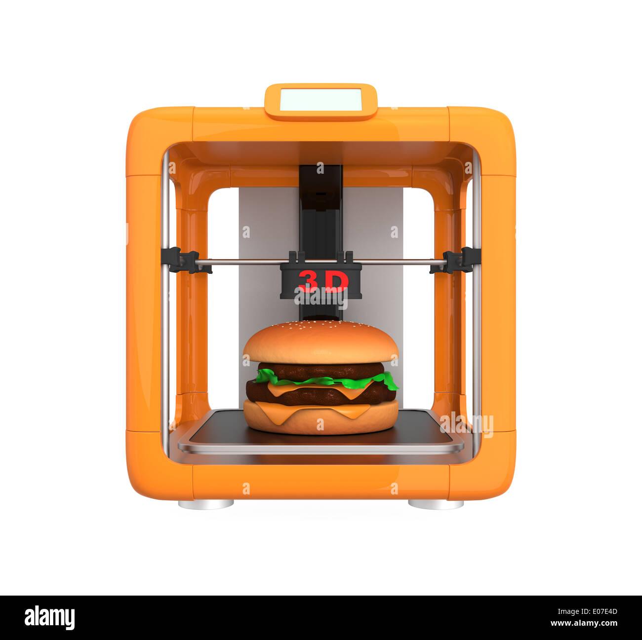 3D-Drucker drucken Hamburger für neue Lebensmittel-Lösung Stockfotografie -  Alamy