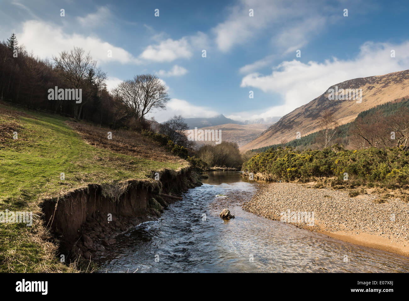 Glen Rosa auf der Isle of Arran in Schottland. Stockfoto