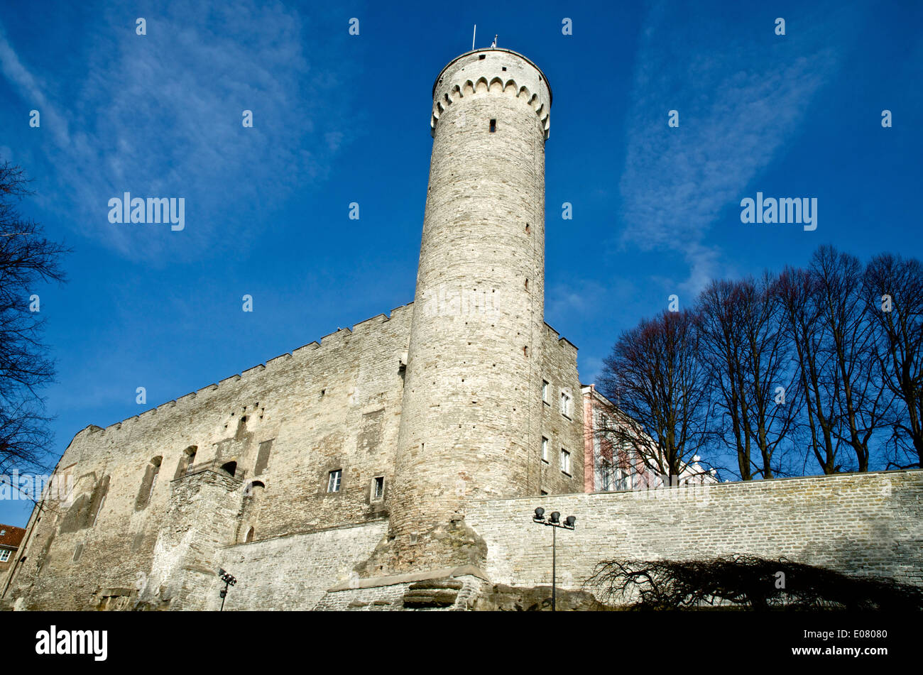 Burg auf dem Domberg Tallinn Stockfoto