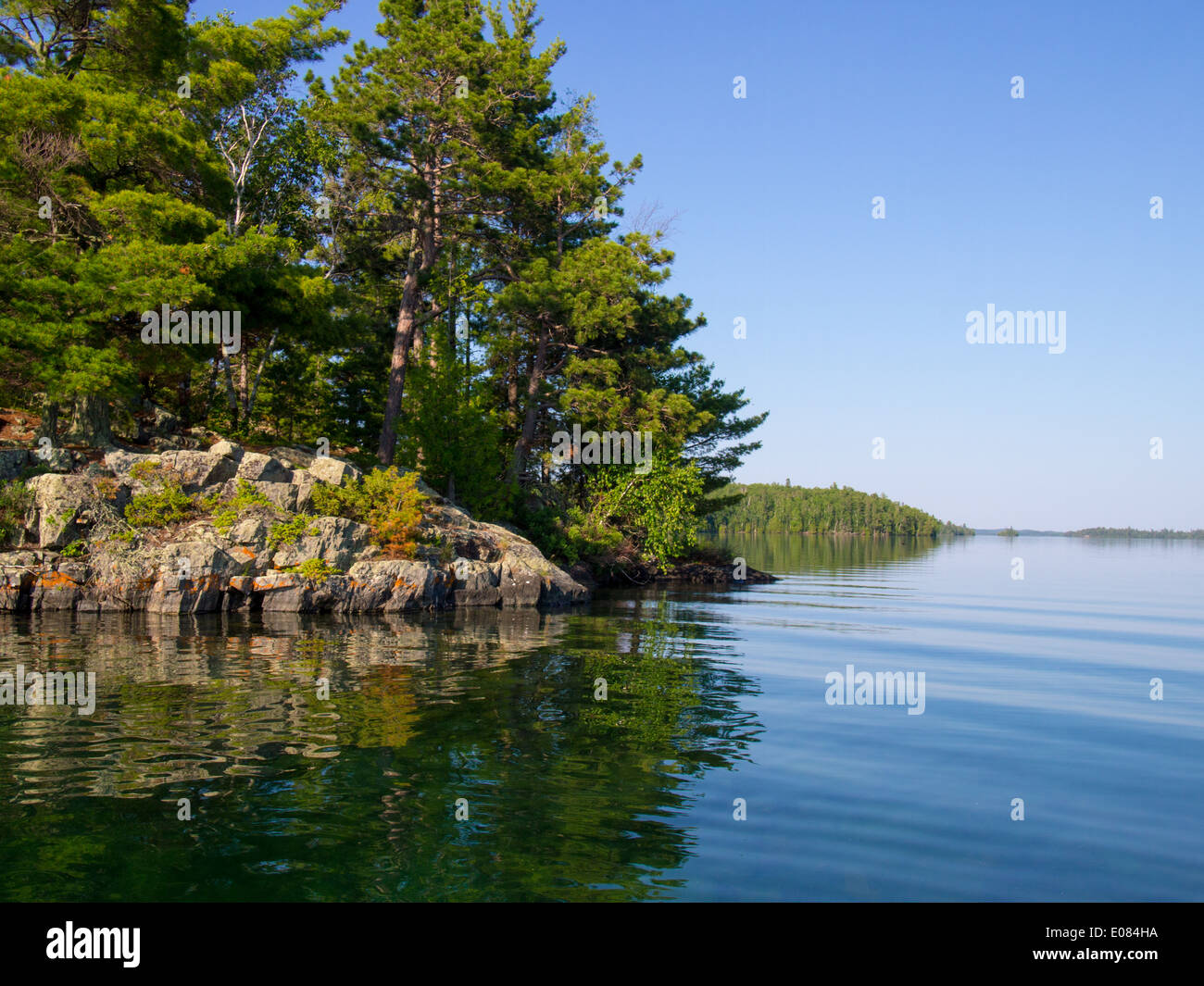 Crow Lake Ontario Stockfoto