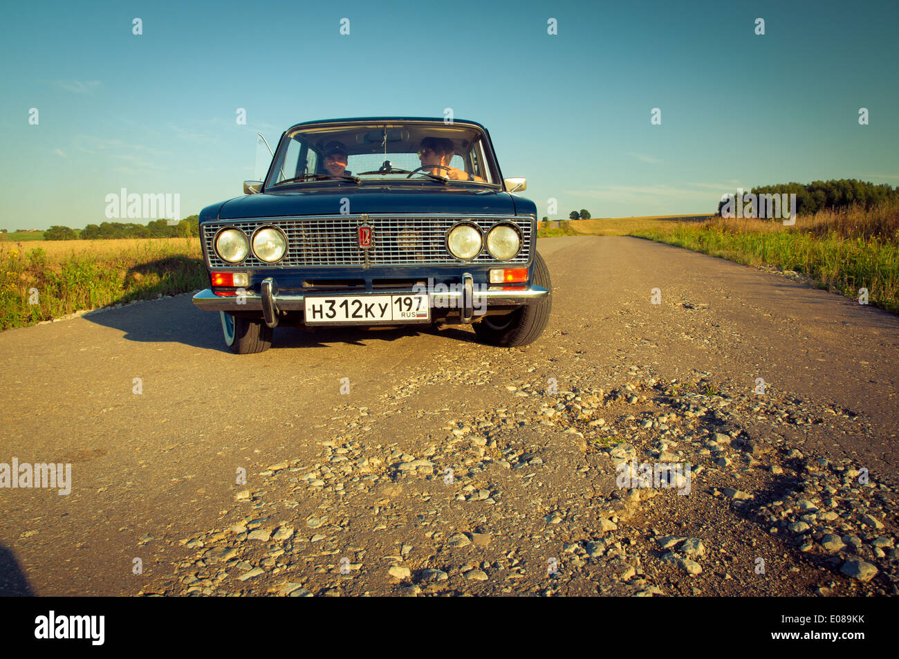 Sowjetische Oldtimer Lada VAZ-2103-2106 Stockfoto