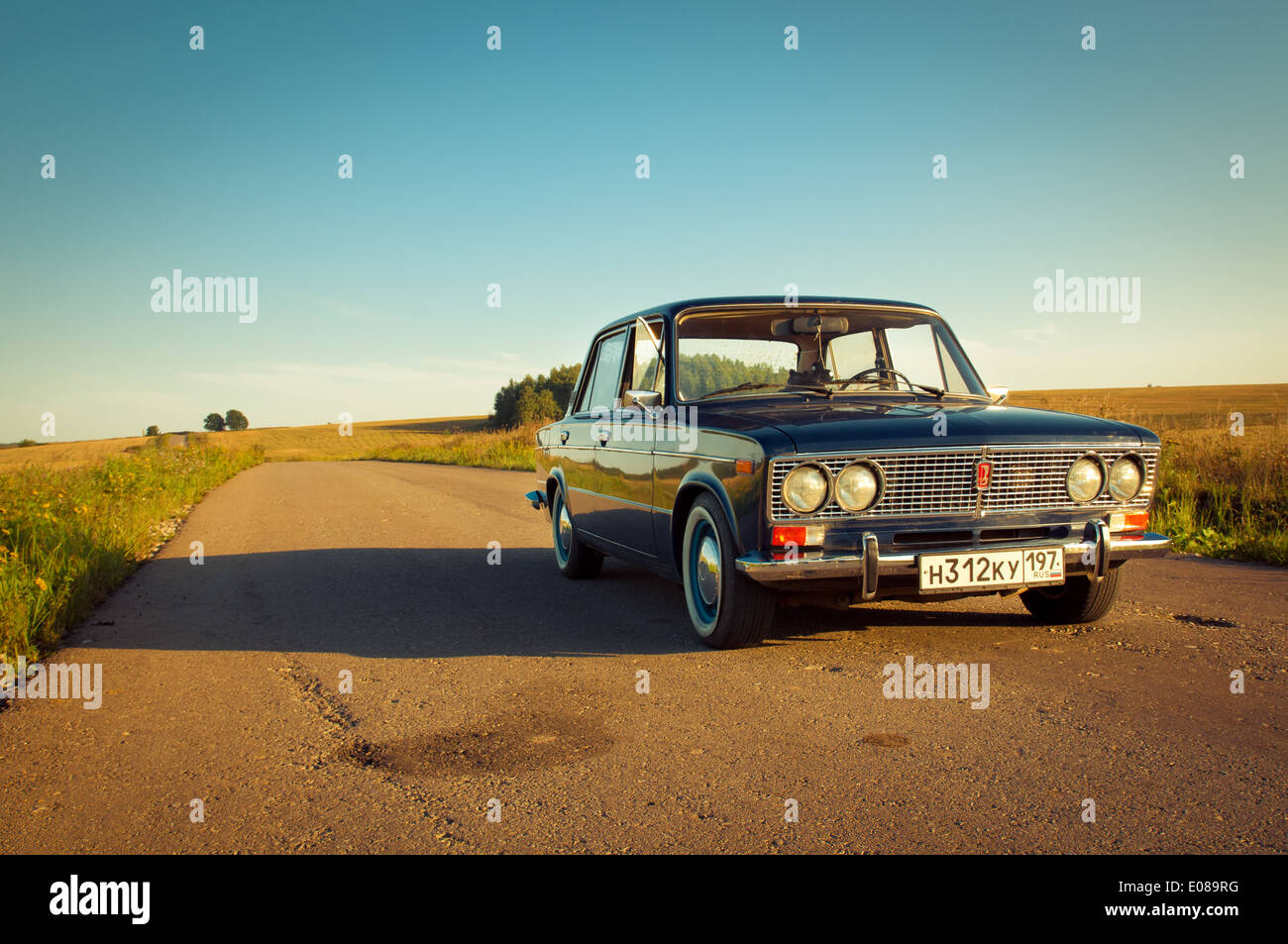 Sowjetische Oldtimer Lada VAZ-2103-2106 Stockfoto